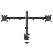 Maclean desk mount for 2 monitors  VESA 75x75 and 100x100  17-32   2x 9kg  MC-754N