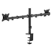 Maclean desk mount for 2 monitors  VESA 75x75 and 100x100  17-32   2x 9kg  MC-754N