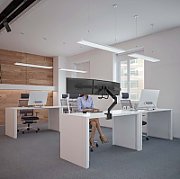 Gembird MA-DA3-03 monitor mount / stand 68.6 cm (27 ) Black Desk