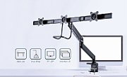 Gembird MA-DA3-03 monitor mount / stand 68.6 cm (27 ) Black Desk