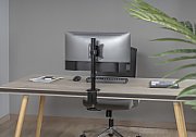 Gembird MA-D1-02 monitor mount / stand 81.3 cm (32 ) Black Desk