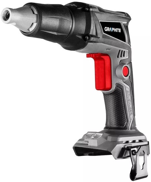 Cordless brushless screwdriver for plasterboard Energy+ 18V Li-lon  0-4400 min-1  1/4  handle