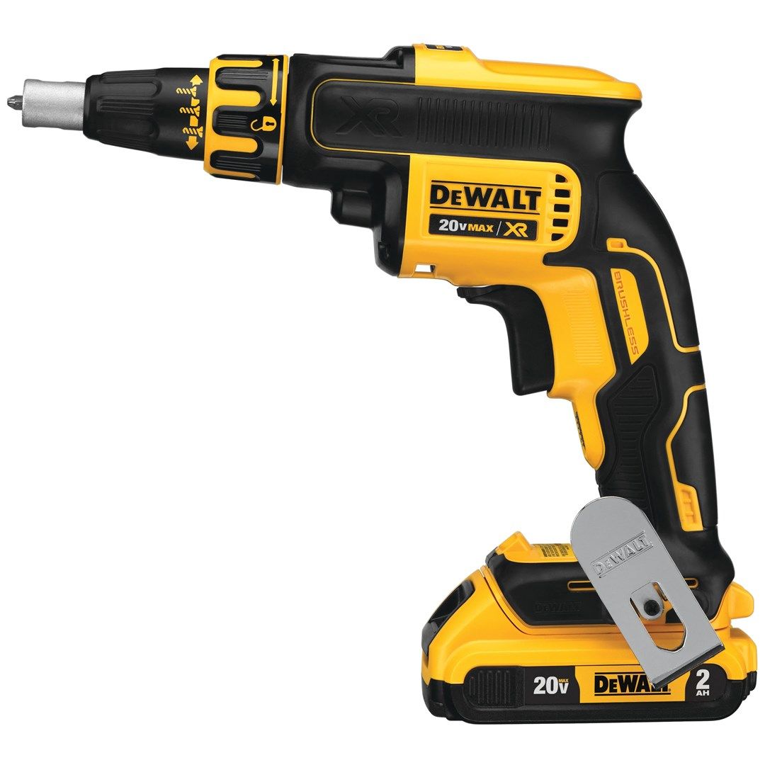 DEWALT DRYWALL SCREWDRIVER 18V 30Nm 2 x 2.0Ah LI-ION BRUSHLESS DCF620D2
