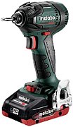 METABO IMPACT DRIVER 18V SSD 18 LTX 200 BL 200Nm 2x4.0Ah LiHD METABOX