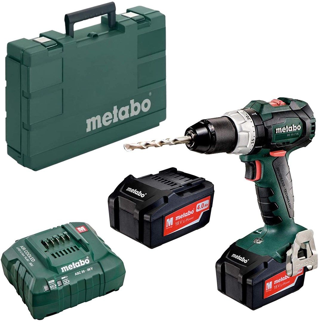 METABO WIERTARKO-WKRĘTARKA 18V 60/34Nm 2x4 0Ah LI-ION BS 18 LT BL