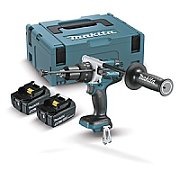 MAKITA IMPACT DRILL DRIVER 18V 91/58Nm 2 x 5.0Ah LI-ION CASE MAKPAC DHP458RTJ