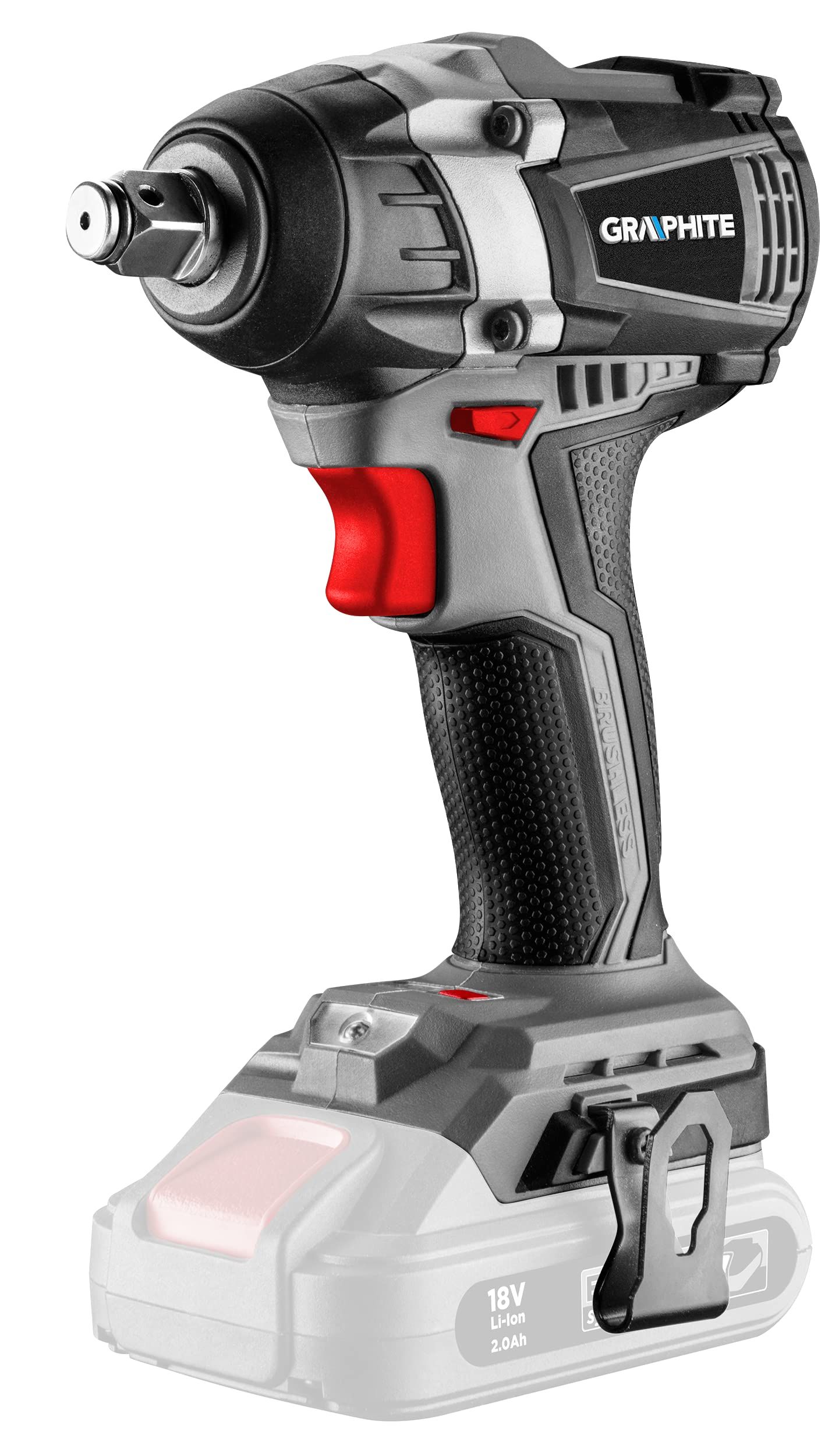 E+ set: 58g028 brushless impact wrench with drill-screw. brushless. with stroke 58G020