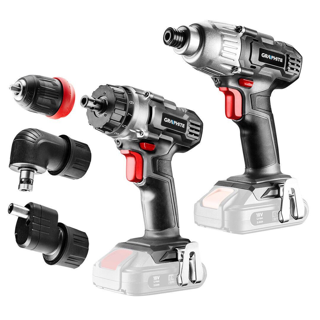 Set E+: 58G022-AD drill driver with 58G012 wrench