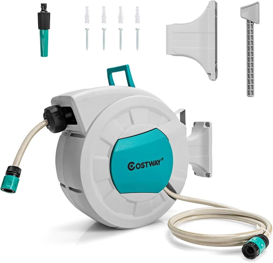 C.ERGO AUTOMATIC HOSE REEL 1/2 20m + SPRINKLER