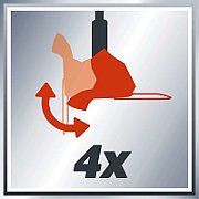 Electric grass trimmer Einhell GC-ET 4530 Set 30 cm Aluminium  Black  Orange 450 W