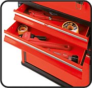 Yato YT-09107 small parts/tool box Metal Black  Red
