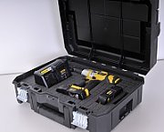 STANLEY BOX ORGANIZER TSTAK I WITH FOAM LONG HANDLE