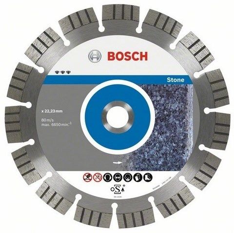 BOSCH DIAMOND BLADE 125x22 SEG STONE