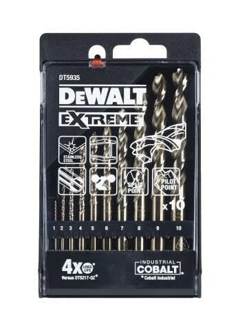 HSS-G Cobalt Extreme Drill Bit Set 1-10mm 10pcs