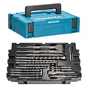 MAKITA SDS DRILL BIT SET + CHISINGS 17 PCS IN MAKPAC CASE