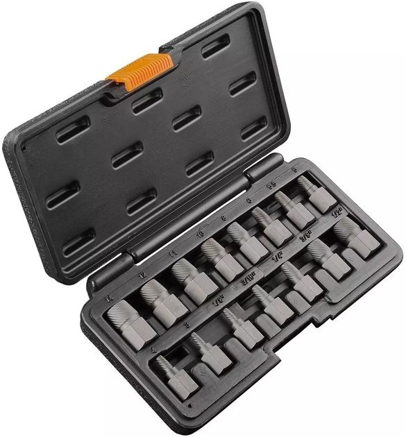 Extractors for broken screws  set of 15 pcs.