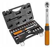 Neo Tools 1/4  bi-directional torque wrench  5-25NM  set of 21 pcs.