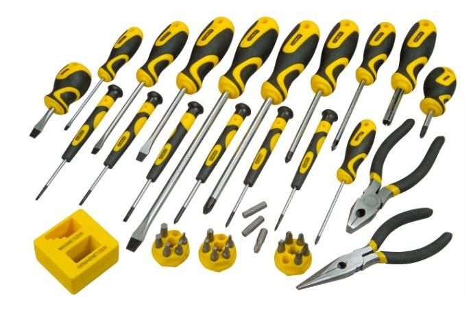 Screwdriver set 39 pcs. + bag