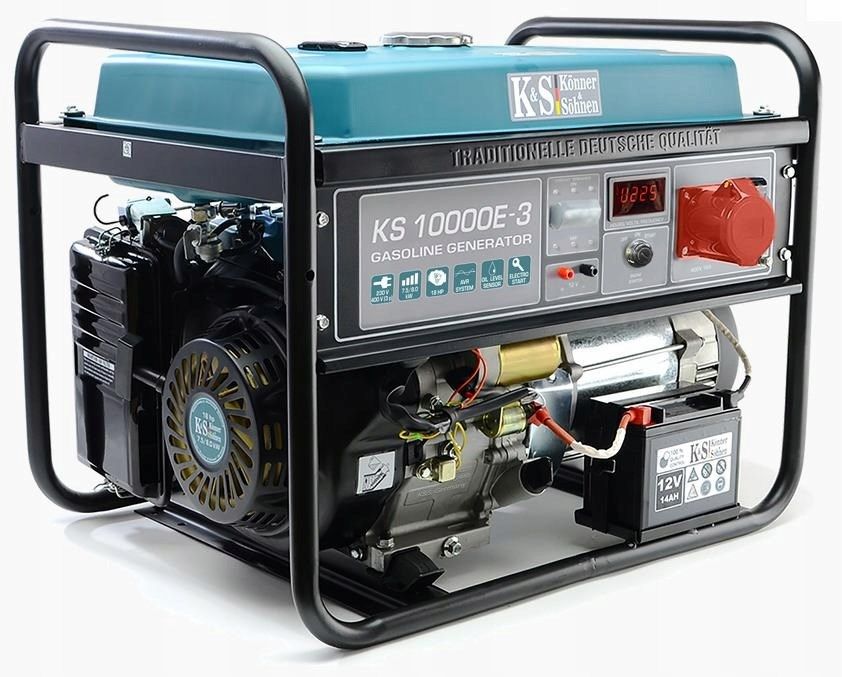 KÖNNER & SÖHNEN GASOLINE POWER GENERATOR 7 5kW 230/400V KS 10000E-3