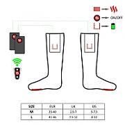 Glovii GQ3M sock Red Unisex 1 pair(s)