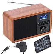 Adler AD 1184 radio Portable Digital Black  Wood