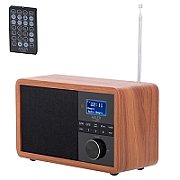 Adler AD 1184 radio Portable Digital Black  Wood