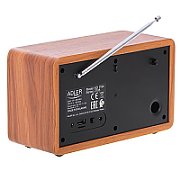 Adler AD 1184 radio Portable Digital Black  Wood