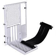 Lian Li O11DMINI-1W-4 Mini Riser Card + PCI Slot Bezel - PCIe 4.0  200mm  White