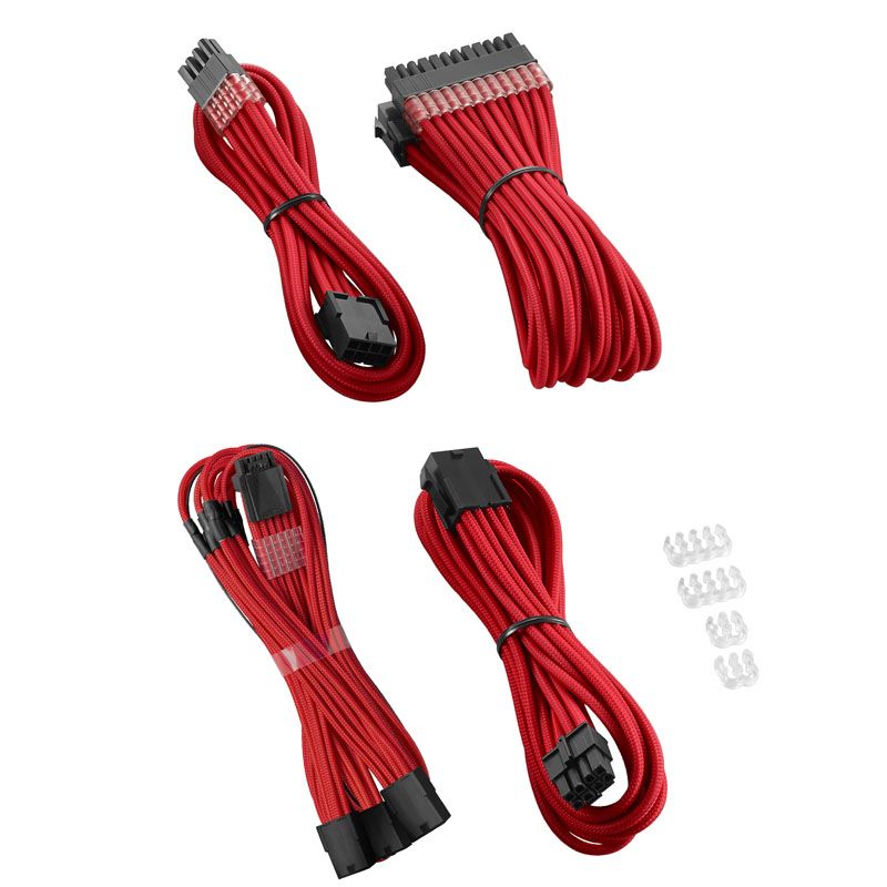 CableMod PRO ModMesh 12VHPWR Cable Extension Kit - red