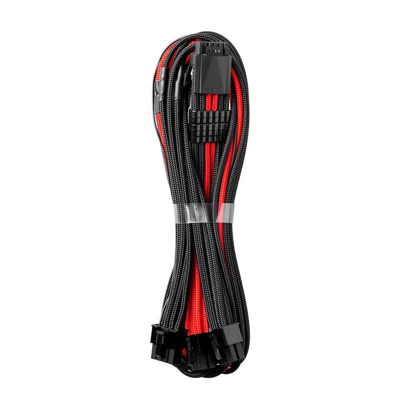 CableMod C-Series PRO ModMesh 12VHPWR to 3x PCI-e Kabel for Corsair - 60cm  black/red