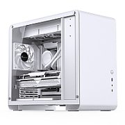 Jonsbo U4 Mini Micro-ATX Case  Tempered Glass - white