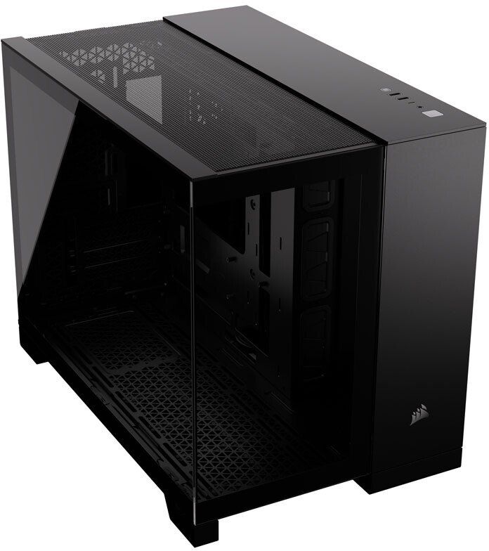 Corsair 2500X Micro-ATX Case  Tempered Glass - black
