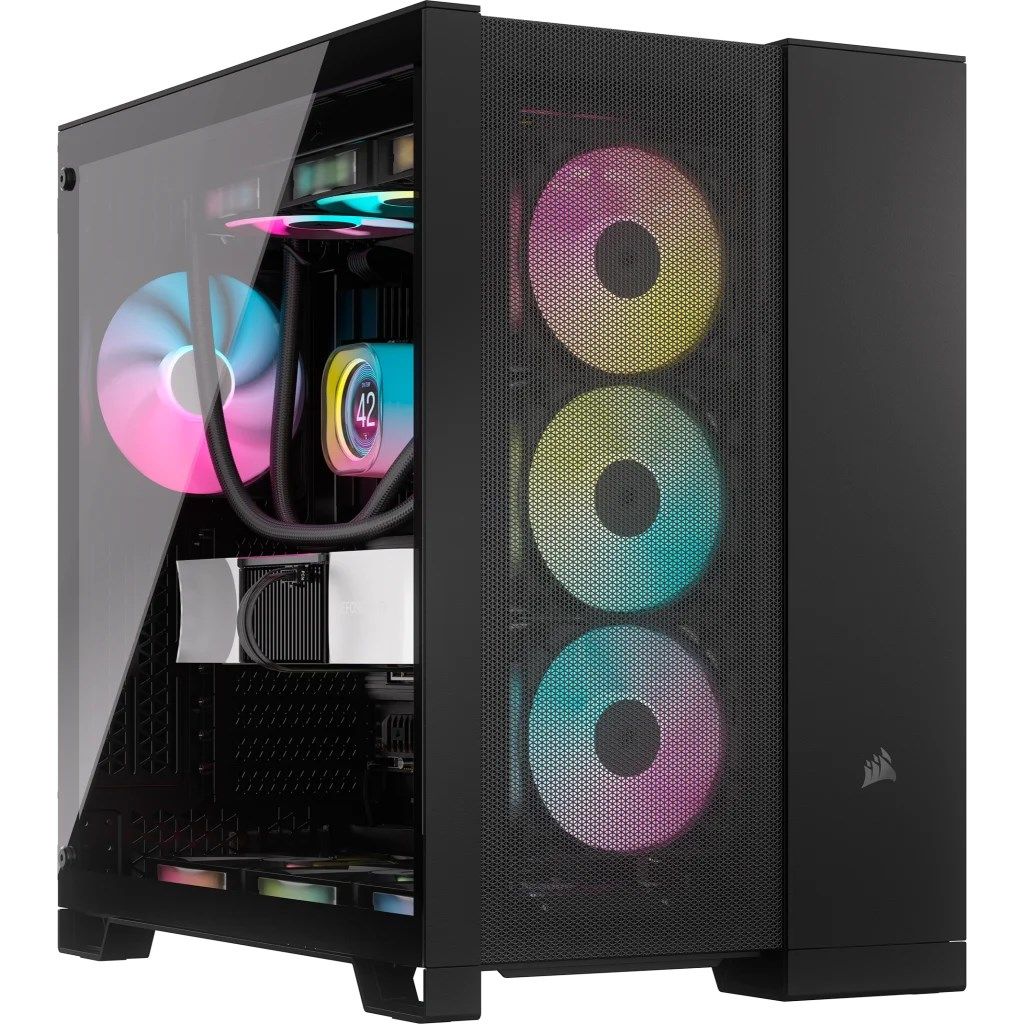 Corsair 6500D Airflow Midi-Tower  Tempered Glass - black