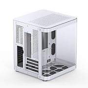 Jonsbo TK-1 2.0 Micro-ATX Case  Tempered Glass - white