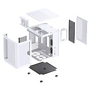 Jonsbo TK-1 2.0 Micro-ATX Case  Tempered Glass - white