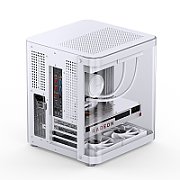 Jonsbo TK-1 2.0 Micro-ATX Case  Tempered Glass - white
