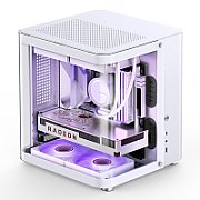 Jonsbo TK-1 2.0 Micro-ATX Case  Tempered Glass - white