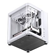 Jonsbo TK-1 2.0 Micro-ATX Case  Tempered Glass - white