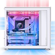 Jonsbo D41 MESH Screen ATX Case  Tempered Glass - white