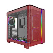 Montech KING 95 PRO Midi-Tower  Tempered Glass  ARGB - red