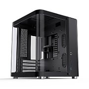 Jonsbo TK-1 2.0 Micro-ATX Case  Tempered Glass - black
