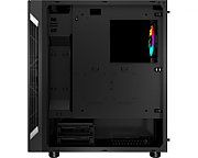 MSI MAG VAMPIRIC 010 Mid Tower Gaming Computer Case 'Black  1x 120mm ARGB Fan  Mystic Light Sync  Tempered Glass Panel  ATX  mATX  mini-ITX'