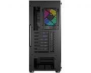 MSI MAG VAMPIRIC 010 Mid Tower Gaming Computer Case 'Black  1x 120mm ARGB Fan  Mystic Light Sync  Tempered Glass Panel  ATX  mATX  mini-ITX'