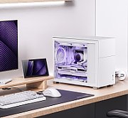 Jonsbo D31 Micro-ATX Case  Tempered Glass - white