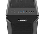 GENESIS  CASE  IRID 505F MIDI TOWER WITH WINDOW