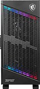 MSI MPG VELOX 100P AIRFLOW Mid Tower Gaming Computer Case 'Black  3x 120mm Fan + 1x 120mm ARGB Fan  ARGB light strip  USB Type-C  1x Tempered Glass  Center  E-ATX  ATX  mATX  mini-ITX'