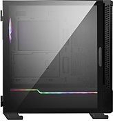 MSI MPG VELOX 100P AIRFLOW Mid Tower Gaming Computer Case 'Black  3x 120mm Fan + 1x 120mm ARGB Fan  ARGB light strip  USB Type-C  1x Tempered Glass  Center  E-ATX  ATX  mATX  mini-ITX'