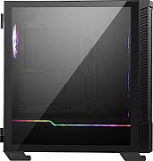 MSI MPG VELOX 100R Mid Tower Gaming Computer Case 'Black  4x 120mm ARGB Fans  1-6 ARGB Hub  ARGB light strip  USB Type-C  Tempered Glass  Center  E-ATX  ATX  mATX  mini-ITX'