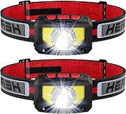 USB rechargeable headlamp 1000 lm red/blue CREE LED + LED