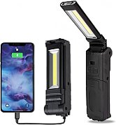 Rechargeable inspection lamp 400 lm COB + flashlight